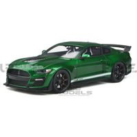 Voiture Miniature de Collection - GT SPIRIT 1/18 - FORD Mustang Shelby GT500 - 2020 - Candy Apple Green - GT834
