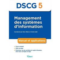 Livre - DSCG 5 ; management des systèmes d'information ; manuel et applications