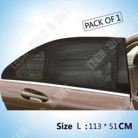 TD® Pare-soleil Voiture Fenêtre arrière- Anti UV Enfants Noir Pratique Lavage Facile Protection de fenêtre de voiture SUV