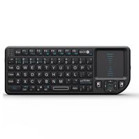 Mini clavier sans fil TD® avec pavé tactile 90 degrés réversible rechargeable