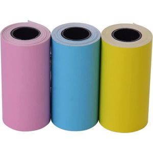 PAPIER THERMIQUE Papier thermique autocollant couleur imprimable Pa