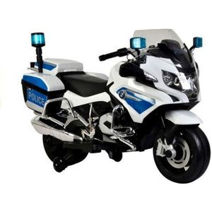 MOTO Moto électrique 12V BMW Police Blanche