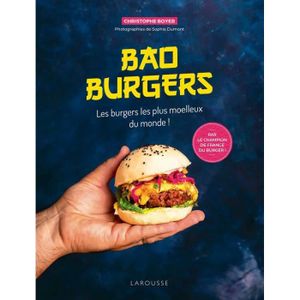 LIVRE CUISINE PLATS Bao Burgers - Les burgers les plus moelleux du monde !