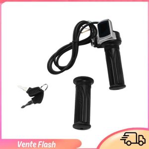 Poignées Accélérateur Trottinette Électrique Avec Écran LCD 8 Broches 3 Vitesses – 36V 48V 60V – Conduite Intuitive