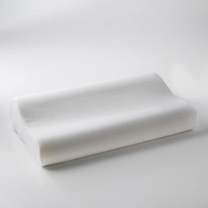 OREILLER oreiller ergonomique 50 x 30 x 10/7 cm polyester uni confort