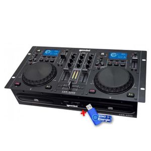 PLATINE DJ GEMINI CDM4000 Lecteur Combo Professionnel CD/USB+