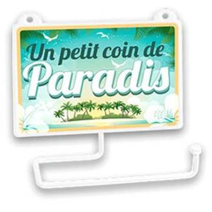 STICKER PORTE TOILETTES PETIT COIN DE PARADIS