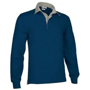 POLO Polo rugby - Homme - réf SCRUM - bleu marine et be