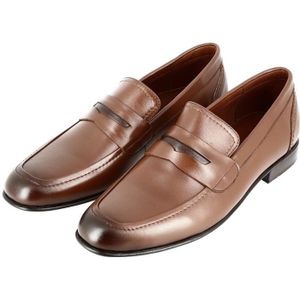 RICHELIEU Chaussure Homme Mocassin Richelieu en cuir Cognac 