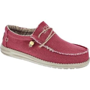 MOCASSIN Mocassins - Dude Wally Braided - Homme - Rouge - C