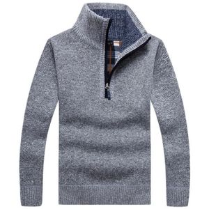 PULL Pull homme,Pull Col Roulé Tricot Hauts,Manches Lon