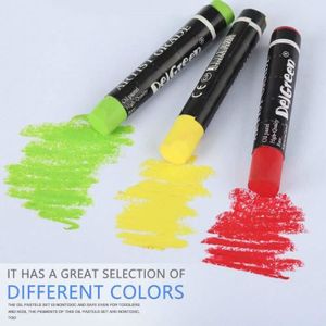 CRAYON DE COULEUR Persist-Crayons DelGreen 122436 couleurs Pastel ro