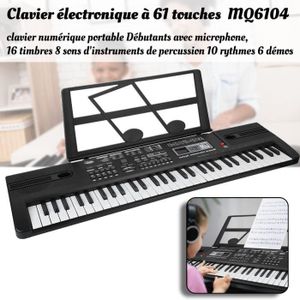 Moukey 61 Touches Clavier Piano Kit, Piano Numérique avec Support