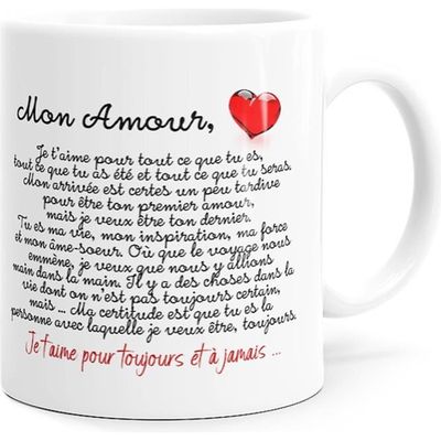 Mug Avec Ours En Peluche Pour Cadeau Saint Valentin Femme
