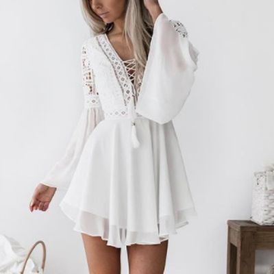 Mini robe évasée deals