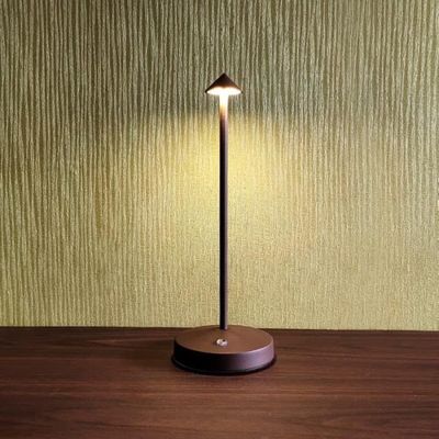Lampe De Table LED Sans Fil Tactile – 3 Températures De Couleur | Batterie 1800mAh | Design Métal Rond Or - 3