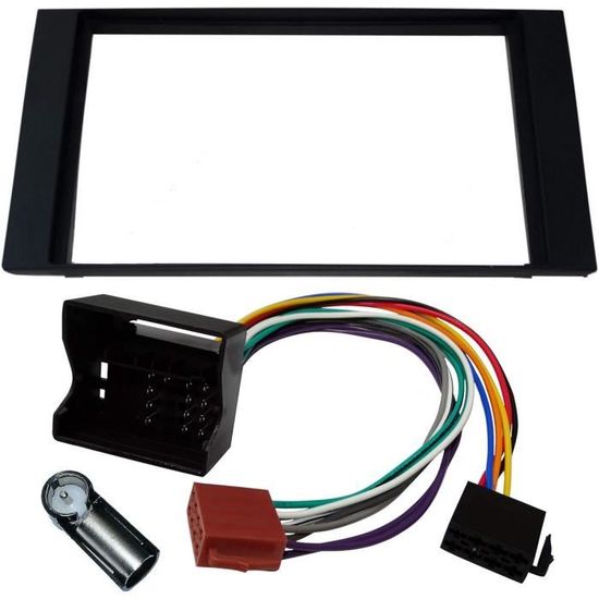Adattatore Riduttore Autoradio Aerzetix Per Peugeot 206 - Compatibile Con Autoradio Standard DIN