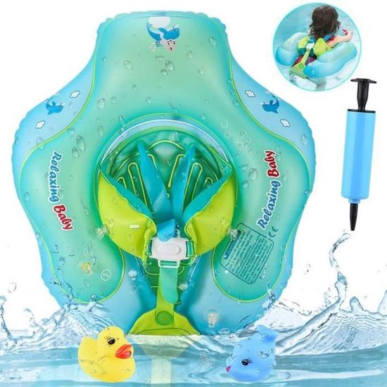 Brassards De Natation Enfant 1-6 Ans - 3 Chambres à Air Indépendantes - Pompe Incluse - Sécurité Et Flottabilité 6-18 Kg - Fille/Garçon