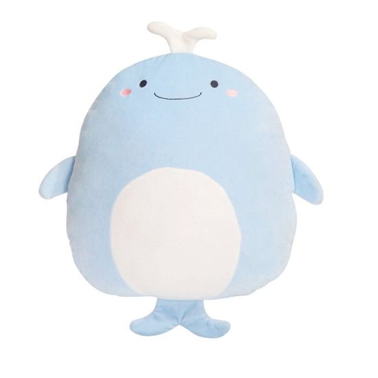 YARNOW – Peluche Avion Géante En Forme D'avion – 40x40x10 Cm, Blanc, Douce Et Polyvalente – Coussins, Décoration, Voyage