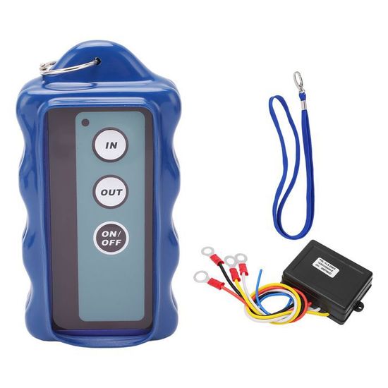 Télécommande Sans Fil Husar Winch Pour Treuil électrique 24V - Portée 40 Mètres - Universelle Et Facile à Installer