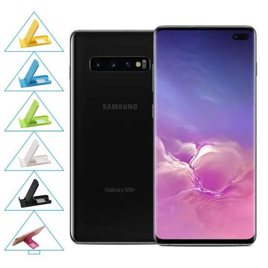 6.4'' Noir SAMSUNG Galaxy S10+ S10 Plus G975U 128GB Smartphone