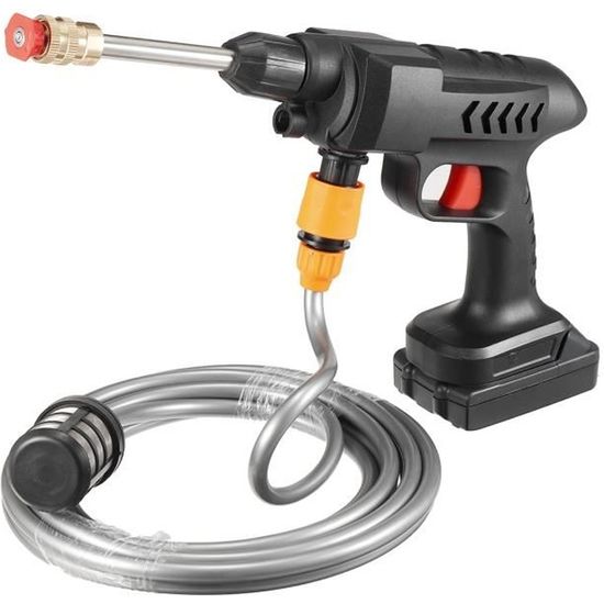 Pistolet De Lavage Pneumatique 10 Bar Cedrey - Branchement Compresseur Et Tuyau D'arrosage - Mode Lavage/séchage