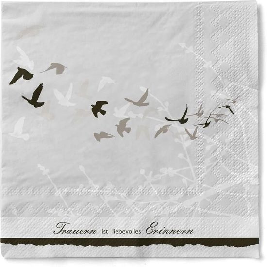 Lot De 20 Serviettes De Table Mariage - Motif Couple De Mariés Voiture - 33x33cm 3 Couches FSC - Refermables