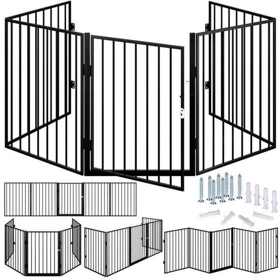 Barrière de Sécurité pour Enfant Grille de Protection de Escaliers pour  Animaux Pare-feu de Cheminée Longeur - dimension: 310 cm - 1 - Cdiscount
