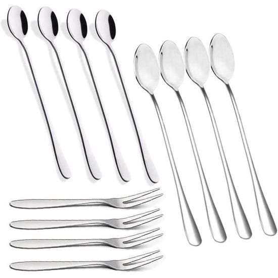 Ensemble De Couverts à Salade - Cuillère Et Fourchette De 25,4 Cm Pour