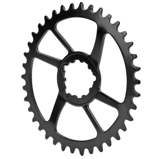 Plateau Vélo Route 50T Noir - BCD 130 Mm, Alliage Aluminium 7075, Design Narrow-wide Anti-chute Chaîne - 11