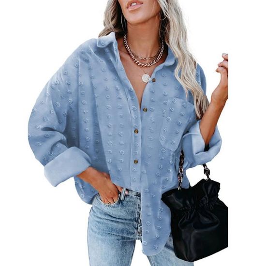 Sweat-shirt Femme Velours Côtelé - Coupe Décontractée, Col Rond, Manches Longues - Tissu Doux - Pour Tous Les Jours, Maison, Loisirs
