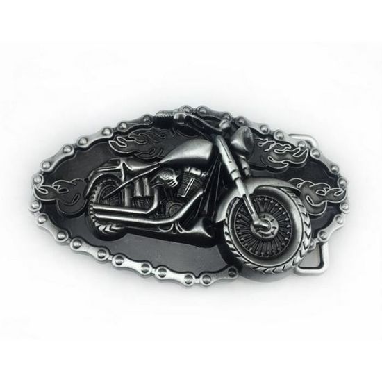 Vintage 1970 - Boucle De Ceinture Harley Davidson Motorcycles - Boucle