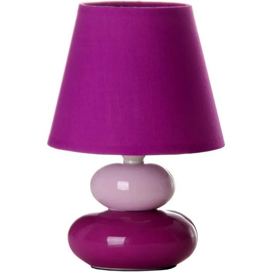 Lampe De Chevet David Bowie – Céramique Rouge – Fabriquée En France – Neuve
