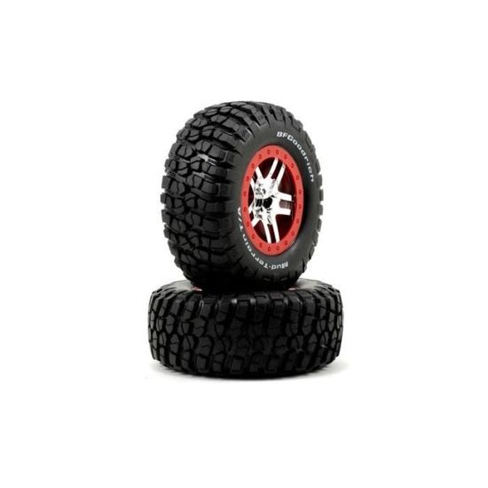 2 Ruote Traxxas Method Nere/Blu Con Pneumatici BFG Per UDR 1/8 - Modello 8474X - Foto 4