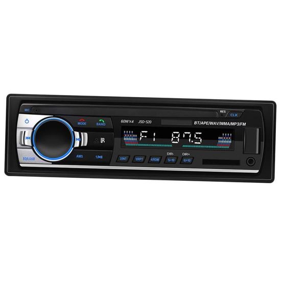 12V Autoradio MP3 Player Bluetooth Remote Control Handsfree FM Car Stereo
