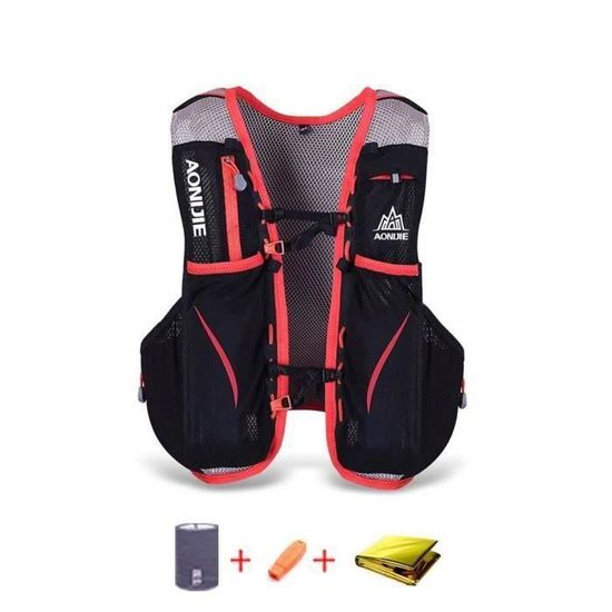 HK1-381695L Veste de sport Sac à dos-hydratation Vest Pack pour 1.5L Water Bag Cyclisme Randonnée Sac de sport en plein air - S