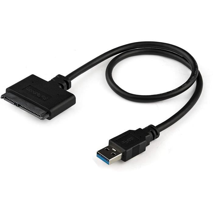 Optimisé pour SSD, supporte UASP SATA III CYWVYNYT Adaptateur USB 3.0 vers SSD 2 5 SATA 