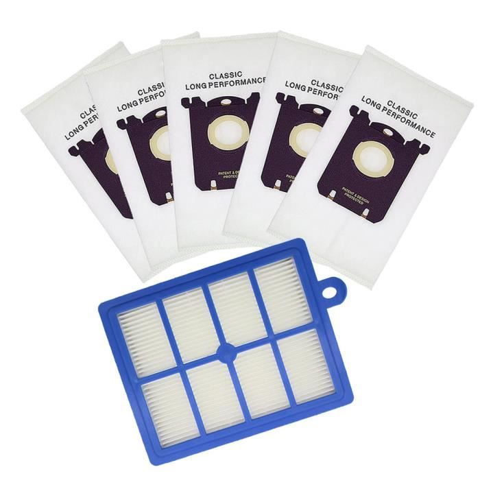 6pcs - Remplacement Hepa Filtre Sacs à Poussière pour Aspirateur Electrolux Filtre Electrolux Hepa et S-BAG p