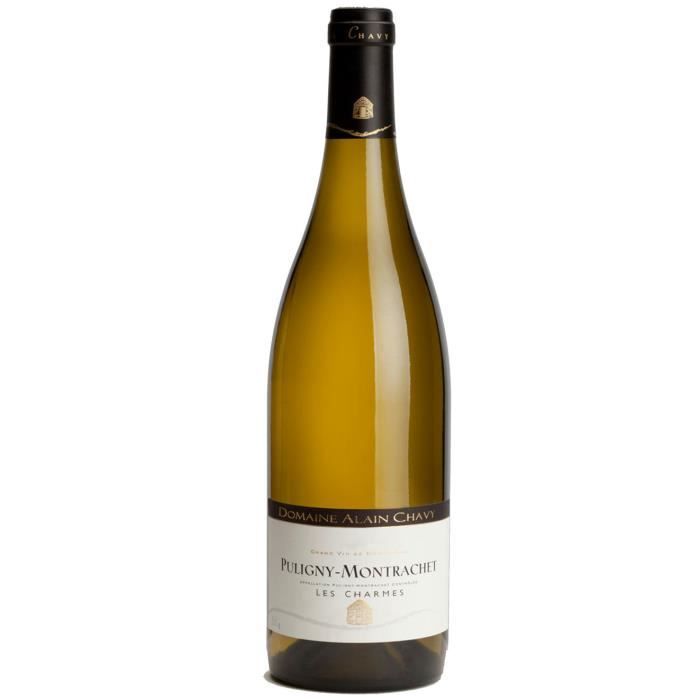 Puligny Montrachet les Charmes 2017 Domaine Alain Chavy -75 cl - Vin Blanc AOP de Bourgogne - Cépage Chardonnay