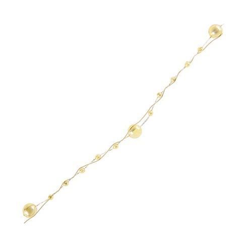 Guirlande perle or