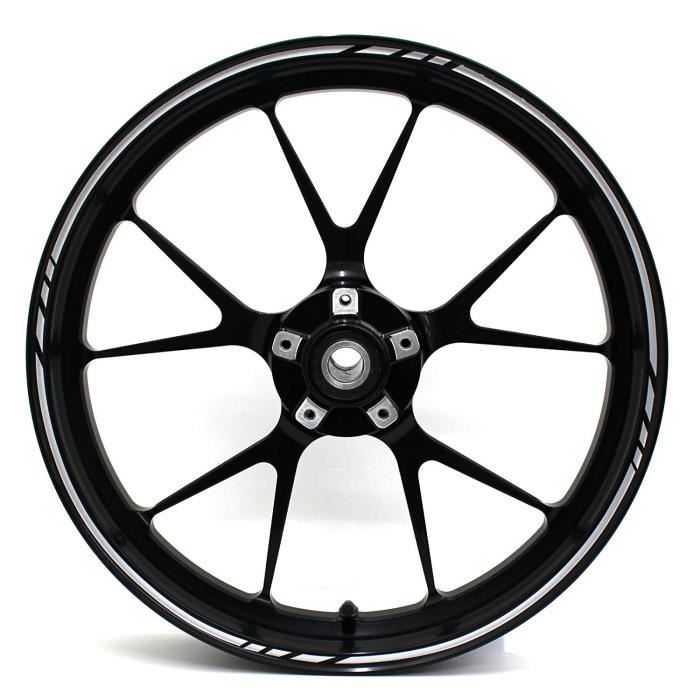 'Motorking Autocollant pour jante GP-Design 16 pièces Kit complet – Finest Folia Convient pour 17 pouces & 16 - 18 - 19 Jantes mo