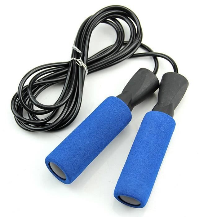 Roulement sauter corde à sauter Fitness aérobie saut Sport exercice sans embrouillement réglable roul - Modèle: blue - HSJSTSA01651