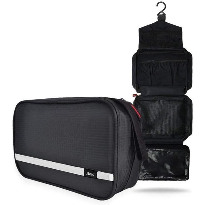 Boic Trousse de Toilette à Suspen e Homme, Multifonction Portable Pliable Trousse de Cosmétique Compact Sac Rangement de Voyage 153