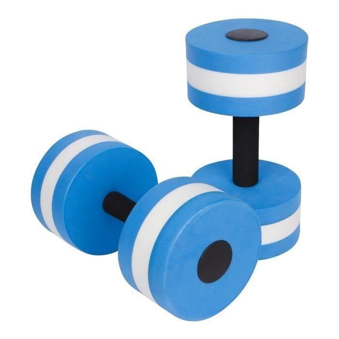 1 paire aquagym haltère aquatique EVA haltères aqua fitness piscine exercice accessoire Bleu Ma21793