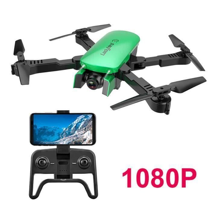 2.4GHz 4CH Attitude Tenir 1080P WIFI flux optique double caméra RC Quadcopter Drone jouets 4130