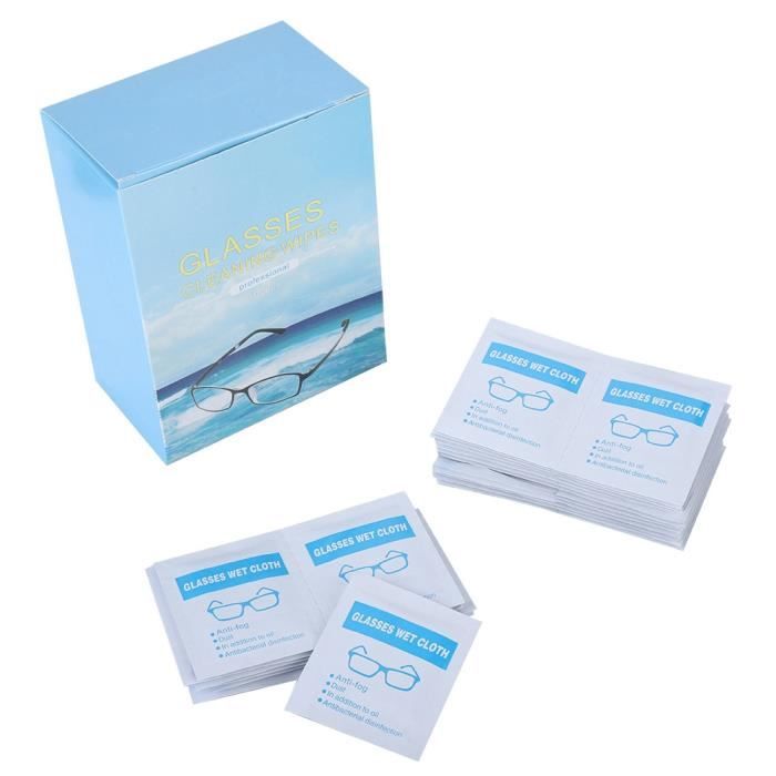 Lingettes de nettoyage pour lentilles, chiffons de nettoyage pour lentilles100 pièces - Nettoyage Photo-Optique HB014 -OLL