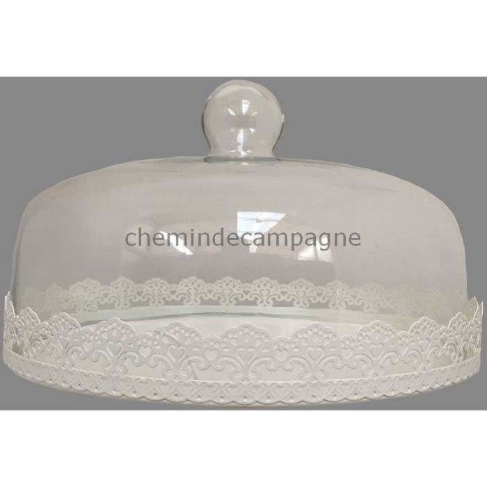 Plateau Grande Cloche à Gâteaux Tartes Fromage ø 31 cm