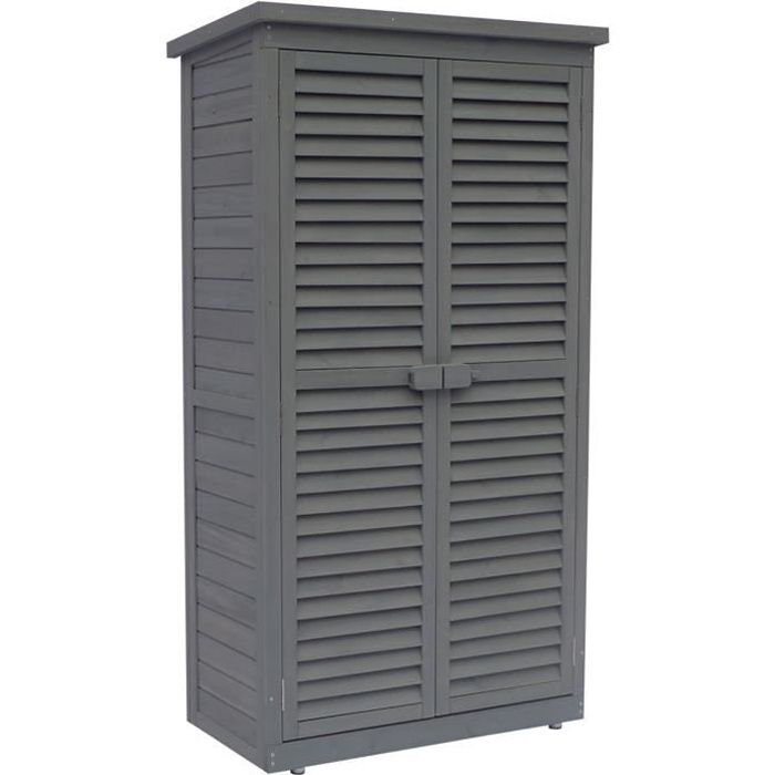 Armoire de jardin -Space- - 87 x 46.5 x 160 cm - Anthracite
