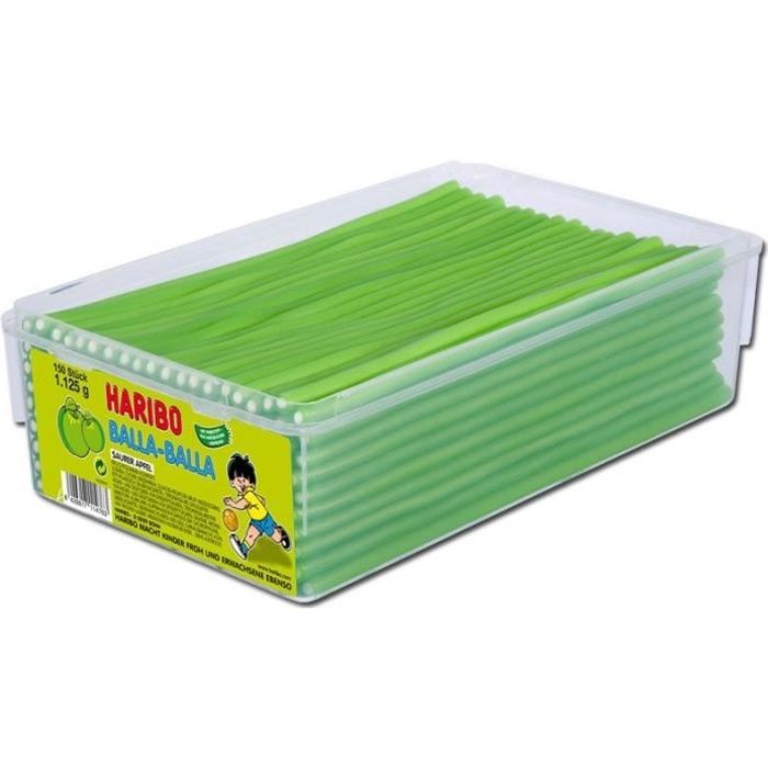 Haribo Balla Balla Pomme, 150 Pièces