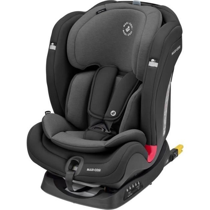 Siège auto évolutif MAXI COSI Titan Plus, Groupe 1/2/3, Isofix, inclinable, Authentic Black